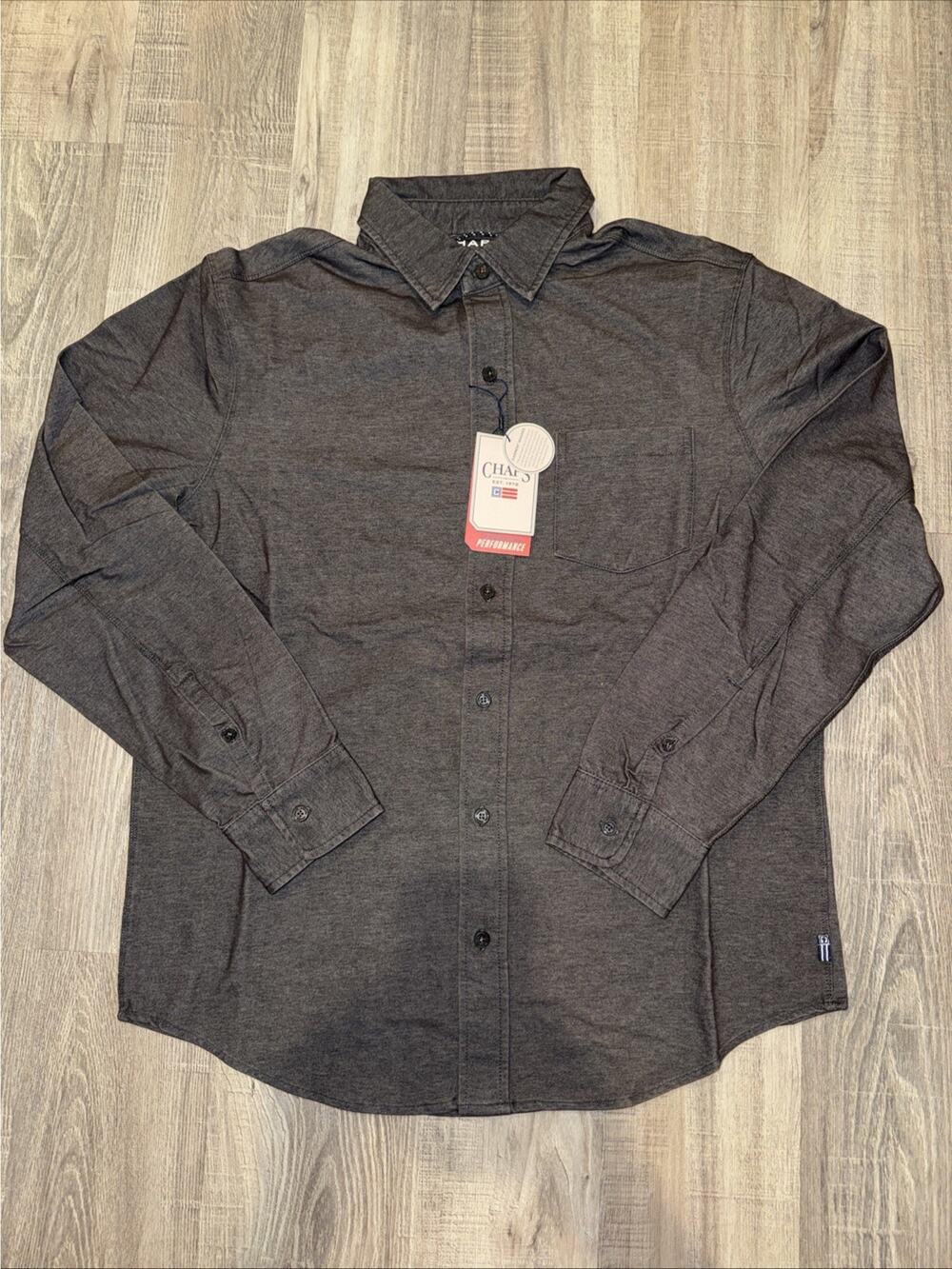 Chaps Mens Medium Button Down Shirt Long Sleeve Casual Collared
